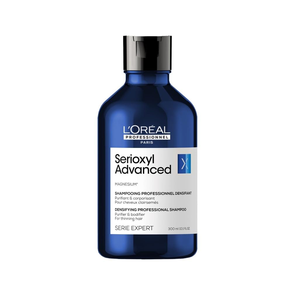 L'Oréal Professionnel Serioxyl Advanced Purifier & Bodifier Shampoo, For Thinning Hair, Serie Expert, 300ml