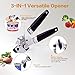 Handheld Spiralizer Vegetable Slicer, 4 in 1 Heavy Duty Veggie Spiral Cutter - Zoodle Pasta Spaghetti Maker