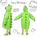 Rainbrace Kids Raincoat, Girls Boys Carton Waterproof Hood Rain Jacket Age 4-6