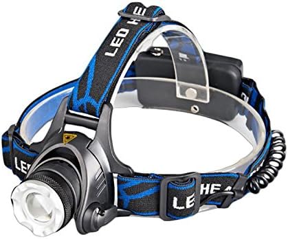 LED Headlamp, Degreeframture 3 Modes Super Bright LED Headlamp with Rechargeable Batteries Lightweight Headlight for Camping, Running, Hiking and Reading