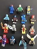 15 pcs Movie DC Marvel X-Men Superhero mastique Jean Nightcrawler Storm Colossus Professor Angel Wolverine Apocalypse Building Blocks lot