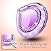 Maxdara Phone Finger Ring Holder Grip, 360° Rotation Diamond Rhinestone Universal Bling Ring Kickstand for iPhone Xs Max/XS/X, iPhone 6/7/8, iPhone 7Plus/8Plus, Galaxy S9/S9 Plus etc-2 Pack (Purple)