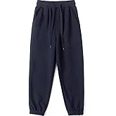 KISBINI Little Boys Cotton Sweatpant Elastic Sport Pant for Children