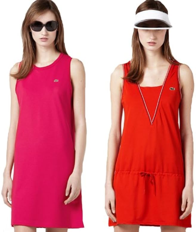 Amazon Lacoste ラコステ レディース 長袖 ワンピース ノースリーブ ワンピ レッド L Racwp001 R Xl 並行輸入品 ワンピース チュニック 通販