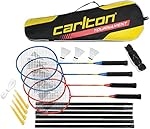 Jeu complet de raquette volant et sac de badminton Carlton