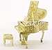 3D Metal Puzzle Models Of Violin, Harp and Piano - DIY Toy Metal Sheets Assembling Puzzle, 3D puzzle – 3 Pack