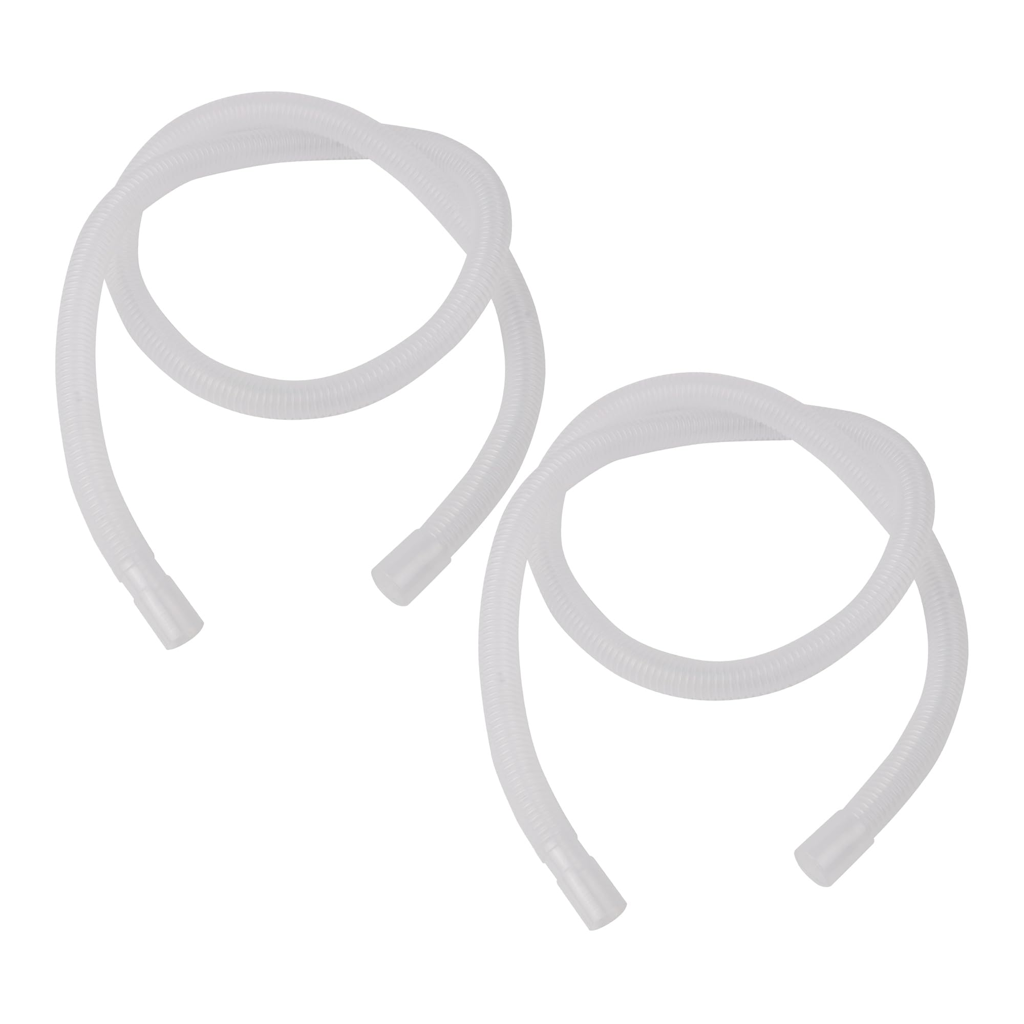 Mxfans 2 Pieces 1.2m Length Urinals Replacement Hose Tube White for Men Spill Proof