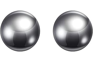 HARFINGTON 2pcs Precision Balls 26mm Diameter G10 Chrome Steel Ball for Bearings, Silver