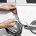 TYMXGHF Cool·CAR 16FT(5M) Car Door Edge Guards Clear U Shape Trim Molding Electroplated Glossy Rubber Seal Protector with Fits Most Cars, No Glue Needed(electroplated Silver)