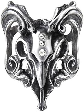 Amon Ra Ram Skull Ring (9.5)