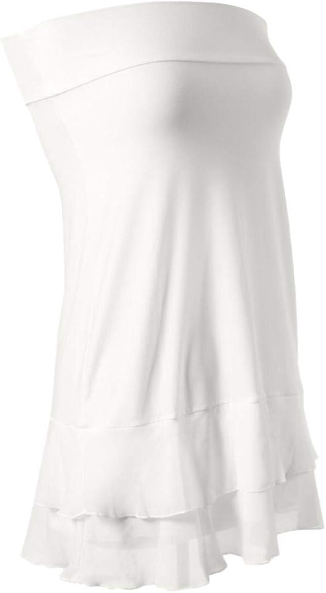 Peekaboo-Chic Iris Chiffon Half Slip Skirt Extender - Womens Skirt Extenders - Skirt Extender for Women at  Women’s Clothing store