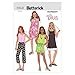 BUTTERICK PATTERNS B3860 Girls'/Girls' Plus Top, Dress, Shorts & Pants, Size 7-8-10-12-14
