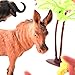 ThinkMax Farm Animal Figure Toys Animal Action Figure Set Kids Animal Toys (8-Piece)