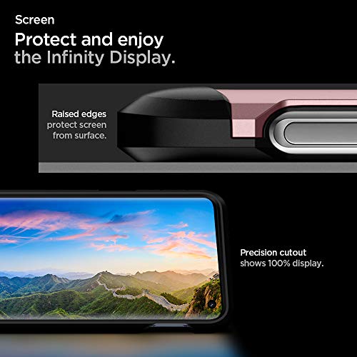 Spigen Funda para Samsung Galaxy S10E Tough Armor con Kickstand y Certificado de Extrema protección - Rose Gold - Imagen 6