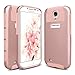 S4 Case, Galaxy S4 Case, Hinpia Samsung Galaxy S4 Case 2in1 Slim Fit Hard Impact Hybrid Dual Layer Shockproof Bumper Case Cover for Samsung Galaxy S4 - Rose Gold/Rose Gold