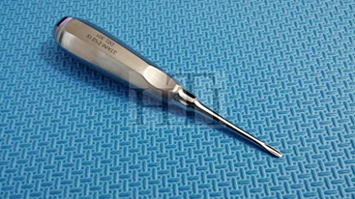 SET OF 3 FRENCH STEEL DENTAL APICAL ROOT TIP ELEVATORS RIGHT+LEFT + STRAIGHT ( HTI BRAND)
