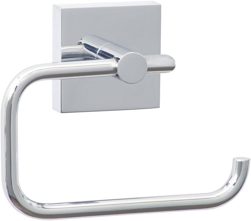 Never Drill Again Nie Wieder Bohren EK235 13.3 x 4.7 x 11cm Toilet Roll Holder Mounting Technology - Chrome