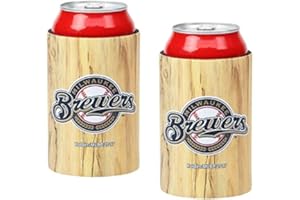 Kolder MLB Team Logo Baseball Woody Bat Can Cooler Holder - 2-Pack