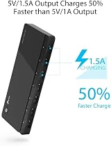 TP-Link UH700 USB 3.0 Hub 7-Port 5Gbps Fast Charging Docking Station 1.5A view 3