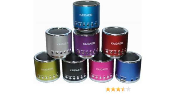 Amazon Com Kd Mn01 Music Angle Desktop Multi Function Mp3 Player Stereo Usb Speaker With Fm Micro Sd Tf Slot Black Electronics