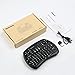 Wireless Keyboard, Glamore 2.4GHz Mini Keyboard Wireless with Touchpad and Rechargeable lithium-ion battery for PC, Pad, Google Android TV Box and More (1 Pack)
