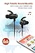 SoundPEATS Magnetic Wireless Earbuds Bluetooth Headphones Sport in-Ear Sweatproof Earphones with Mic (High Fidelity Sound, IPX6, Bluetooth 4.1, aptx, 8 Hours Play Time, Secure Fit Design)- Black
