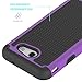 For Samsung Galaxy J3 Emerge / J3 Prime / J3 Mission / J3 Eclipse / J3 2017 / J3 Luna Pro / Sol 2 / Amp Prime 2 / Express Prime 2 Case, OEAGO Hybrid Dual Layer Defender Protective Case Cover (Purple)
