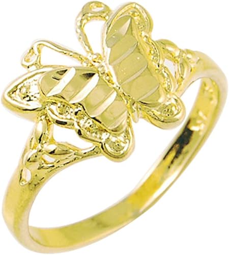 Bague or papillon Clearance