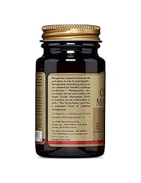 Solgar – chelated Manganeso, 100 tabletas