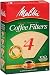 Melitta (63217C) #4 Super Premium Cone Coffee Filters, Natural Brown, 100 Count (Pack of 6) Replacement Coffee Maker Filters