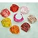 DSB 50pcs Handmade Mini Fabric Roses Flowers for DIY Headbands Clips