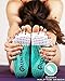 Zen Paws premium non slip toeless grip socks for Yoga, Pilates, Fitness, Barre or dance - turquoise color.