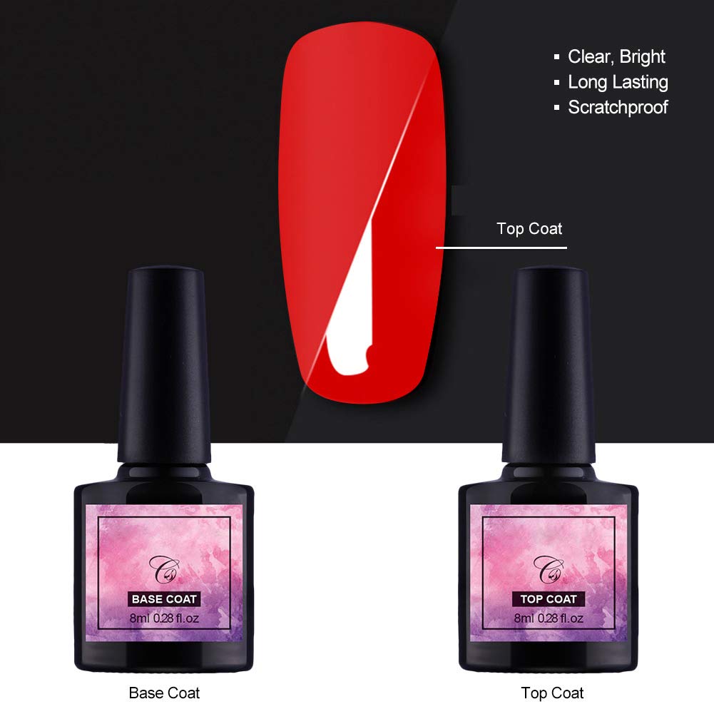 Saint-Acior Gel Nail Polish Kit with UV Light 36W LED UV Nail Dryer Curing Lamp Base Top Coat Gel Polish Tools Nail Decorations Manicure Nail Art Starter Kit : Beauty