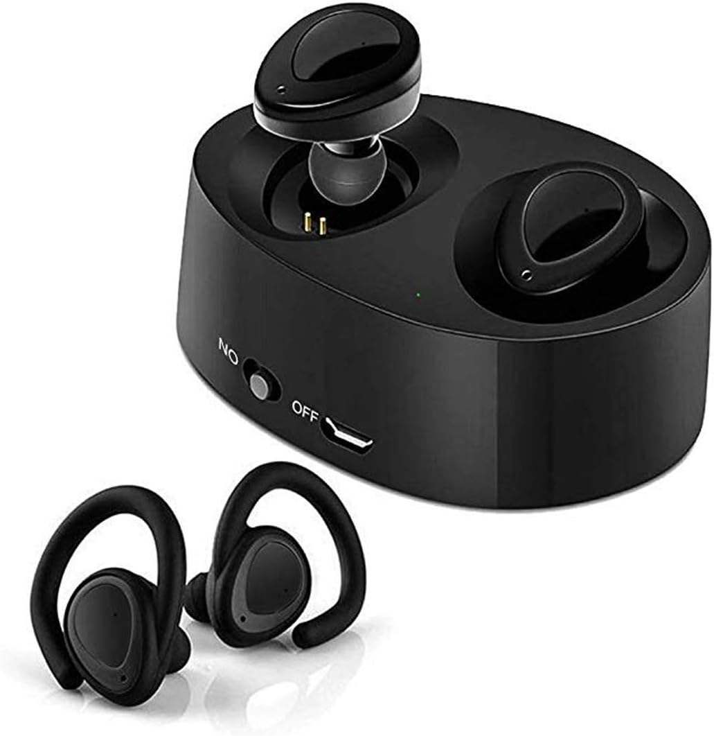 HEATUS K2 True Wireless Rechargable Deep Bass Bluetooth Headphone/Earphone with Twins Stereo in-Ear Bluetooth Headset Earphone Earbuds with Charging Box (AUTO Pair)
