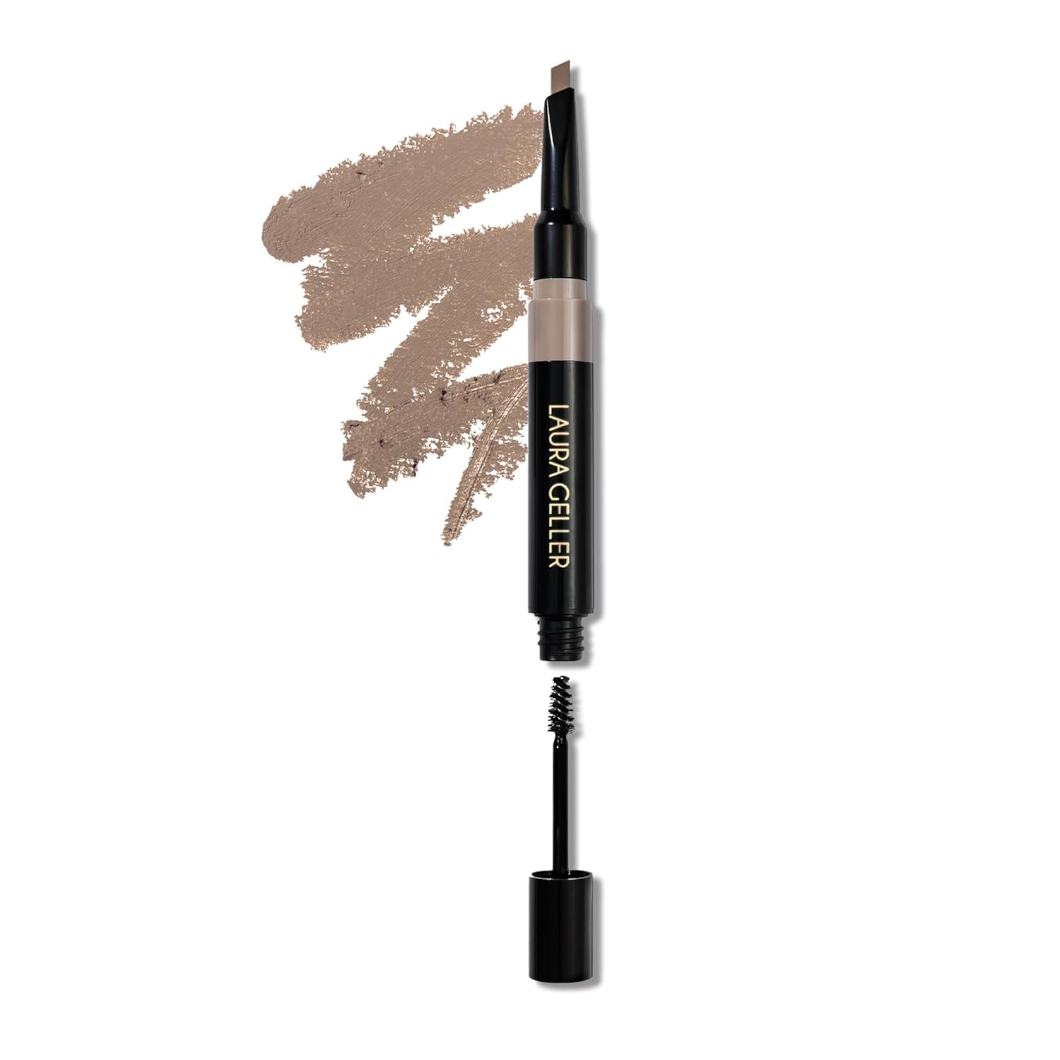LAURA GELLER NEW YORK Sculpt-n-Stay Waterproof Brow Pencil & Gel (Blonde) - Precision 2-in-1 Waterproof Eyebrow Pencil for Perfectly Sculpted Brows