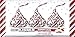Hershey's Kisses Candy Cane Bag Christmas,17.8 Oz (Pack of 4 Bags)