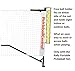 PickleballCentral Rally Portable Pickleball Net System with Ball Holder