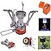 Camping Stoves, Samyoung Portable Outdoor Backpacking Cookware Cooking Stove Butane Propane Burner for Gas Canister With Piezo Ignition