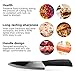 Ceramic Chef Knife, CUSIBOX Ultra Sharp Professional 6-Inch Ceramic Kitchen Chef's Knife with Sheath Cover (Black)