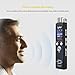 Digital Voice Recorder, 8GB Audio Recorder for Lectures Voice Activated Sound Recorder Dictaphone 5 AVR Levels High Fidelity PCM Dual Microphone, 48KHz Sampling, Record Subsection and Time Mark