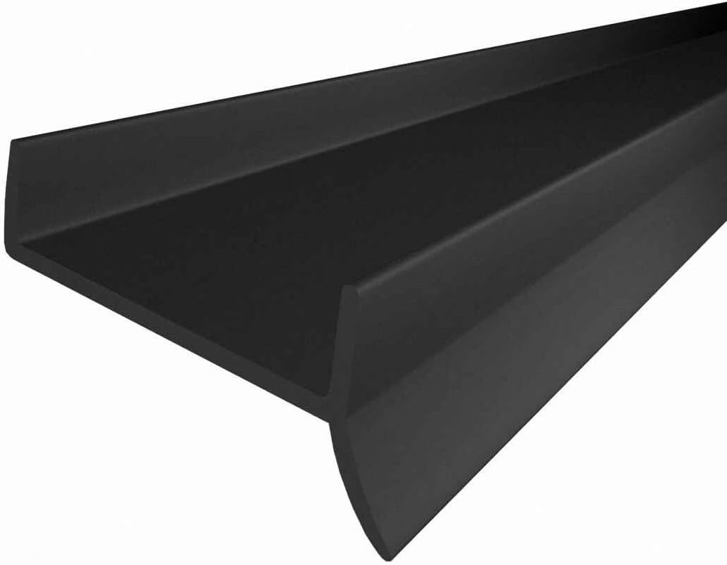 STEIGNER Joint de cuisine LU 18 mm / 19 mm 1,5 m Noir Bavette de