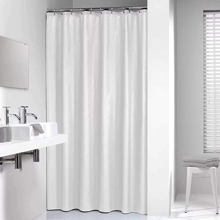 Sealskin Madeira Shower Curtain Polyester White 120 X 200 Cm