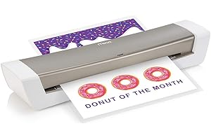 Mead Laminator, Thermal, HeatSeal PRO Lamination Machine, 12.5" Max Width, Includes EZAlign Laminating Sheets/Pouches (M17018