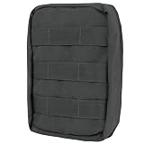 Tactical First Aid Pouch, MOLLE Compatible- Black