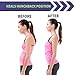 Posture Corrector for Women and Men | Back Brace for Posture Correction | Back and Shoulder Postural Corrector | Pads and Stretch Band included by HProducts
