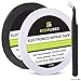 Eco-Fused Adhesive Sticker Tape (2 Rolls: 0.08 x 55 Yard (White/Black), Double Sided Adhesive Tape)