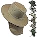 Military Camouflage Boonie Bush Safari Outdoor Fishing Hiking Hunting Boating Snap Brim Hat Sun Cap with Neck Flap