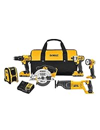 Juego combinado compacto de 6 herramientas DeWALT,