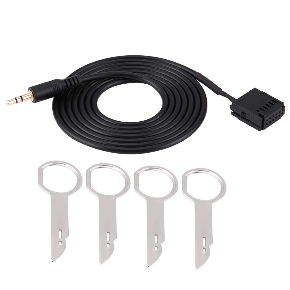 AUX Cable/Car Audio AUX Auxiliary Cable Adapter for 6000CD Mondeo with CD Removal Tool Keys