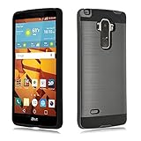 LG G Stylo Case, ZeopoCase 2-Piece Style Hybrid Shockproof Hard Case Cover for LG G Stylo (LS770) LG G Stylus H631 (Grey)